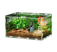 Reptile Breeding Box - Pet Reptile Terrarium, Pet Feeding Container | Reptile Feeding Container Aquarium Breeding Tank, Invertebrates Insectt Terrarium Cage Tank For Scorpion Sling Isopods Lizards