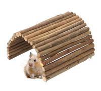 Reptile Bridge, 4.7x9 Inch Willow Branches guinea Pig Ramp Anti-Bite Guinea Pig Hideout Climbing Ladder for Ferrets Chinchillas Hedgehogs Tortoise Habitat Accessories