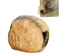 Reptile Cave - 10 x 8 x 8 cm Large Magnetic Reptile │ Simulated Snake Cave and Hiding │ Decorative Magnetic Aquarium Cave │ Magnetic Resin Hiding Caves for Gar