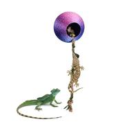 Reptile Cave - 3D Printed with Climbing Rope,Small Tarantula Terrarium Habitat | for Climbing Resting Breeding Enrichment Gecko Frog Praying Mantis