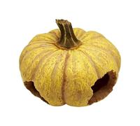 Reptile Cave,Pumpkin Shape Resin Cave - Special for Bearded Dragon - for Geckos, Snakes, Lizards, Bearded Dragons, Frogs, Turtles, Amphibians, Terrariums,