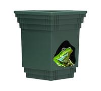 Reptile Cave - Reptile Cave Water Dish for Tortoises | Fish Tank Accessories Basking Area Aquarium Decor for Ball Pythons Snakes Horned Frogs Amphibians
