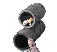 Reptile Cave | Reptile Hide Cave Decor - Leopard Gecko Tank Accessories for Bearded Dragon Lizards Turtles Amphibians