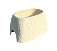 Reptile Cave, Shelter and 2 in 1 for Reptiles | for Reptilian Animals, for Indoor Terrarium Domestic Geckos Leopard Snakes Lizards