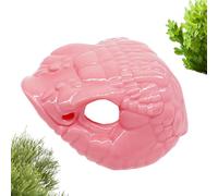Reptile Cave Snake Head Shape Aquarium Decor Fish Tank Decor