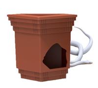 Reptile Cave | Terrarium Bearded Dragon Cave with Feeder,Fish Tank Accessories Basking Area Aquarium Decor for Ball Pythons Snakes Horned Frogs Amphibians