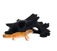 Reptile Cave - Tree Trunk Aquarium Shelter for Lizards Turtles Fish