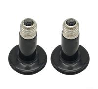 Reptile Ceramic Heat Emitter Lamp for Amphibians, Chickens, Dogs & Cats - 220V, No Light, 4-Minute Heating, 20,000-Hour Lifespan(75W-2PC)