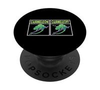Reptile Chameleon Chameleoff Funny Zoo Animal PopSockets Adhesive PopGrip