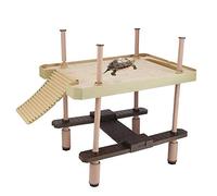 Reptile Climbing Basking Platform Aquarium Tortoise Salamander Pier Aquarium Float Decoration Fish Tank Accessories Floating Basking Platform for Turtles, Frogs, Newts and Salamanders