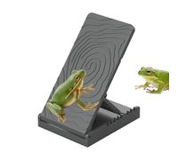 Reptile Climbing Frame, Promotes Healthy Behaviour, 9.3x18.8x10.5x5.11cm/3.66x7.40x4.13x5.11in, Reptile Resting Area, Terrarium Basking Platf-orm, Adjustable Basking Ramp, For Frogs