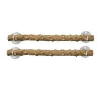 Reptile Corner Climbing Branch - Non-Slip Climbing Poles, Sturdy Tank Accessories with Suction Cups | Pepperwood Branches for Snakes, Lizards, Bearded Dragons, Geckos, Terrariums, Water Tanks