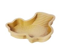 Reptile Dipped Bathtub - Turtle Bath Pool with Lamp Platform for Amphibians and Lizards | Water Bowl Tank Landscape Accessory for Gecko, Small Pet Frog, Dragon Terrarium Swimming Dish Tray