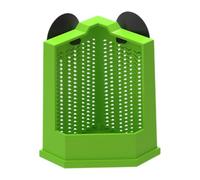 Reptile Dish - Suction Cup Hermit Crab Food Dish Gecko Feeder | Reptile Tank Climbing Corner Feeder for Lizard Snake Tortoise Hermit Crab Terrarium Pet Owners Breeders