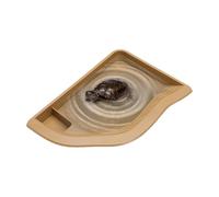 Reptile Dish - Tortoise Food Water Dish | Large Landscape Pool Bowl for Snakes Aquarium Aquatic Climbing Pet Turtle Home Bearded Dragon