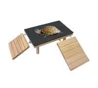Reptile Dock Basking, EasyInstall Flat Wooden Ramp, Leopard Gecko Tanks
