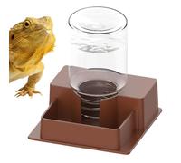 Reptile Drinking Dispenser - Automatic Leakproof Wide Opening,Automatic Water Dispenser For Turtles | For Gecko,Lizard,Bearded Dragon,Home,Indoor,Garden,Courtyard,Backyard, Terrarium