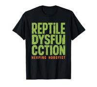Reptile Dysfunction Herping Pun Snake Lizard Humor Herper T-Shirt