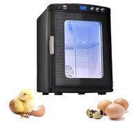 Reptile Egg Incubator, 25L Capacity with Adjustable Temperature Control 50℉ to 104℉ for Small Reptiles