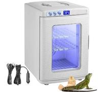 Reptile Egg Incubator 25L - Portable Hatcher for Chameleons, Lizards, and Turtles, Scientific Lab Breeding with Cooling & Heating Thermostat Box