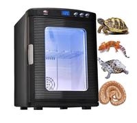 Reptile Egg Incubator 25L with Digital Temperature Control (5-60°C) - Ideal for Snake, Tortoise, and Lizard Breeding - Features LED Display, Auto-Turn, and Dual Ventilation