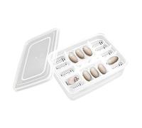 Reptile Egg Incubator Box - 16 Grids Clear Incubator Tray for Reptile Eggs Incubator Box, Incubation Box, Hatching Tray for Geckos Lizard Lions