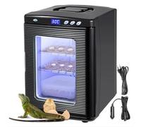 Reptile Egg Incubator with Dual Temperature Control, Digital LED Lighting, and Cooling/Heating for Small Reptiles - Portable Chameleon, Lizard, and Turtle Incubator Box