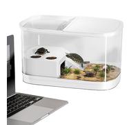 Reptile Enclosure - 20 x 19.1 x 31 cm Large Enclosure Container for Reptiles | Snack Habitat Pool | Luxury Home Use for Bearded Dragons, Geckos, Snack Spider, Turtles, Tarantulas, Cham