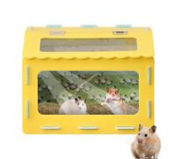 Reptile Enclosure | Small Pet Cage with Clear Viewing Panel | 15.74x11.81x11.81-inch Snake Tank with Clear Viewing Panel - for Landscape Snake Hedgehog Hamster Chick Turtle Frog