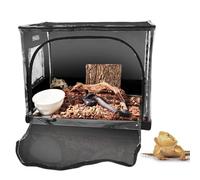 Reptile Enclosure - Spacious Turtle Tank, 360 Panoramic Fence Tents | Snakes, Geckos, This Reptile Enclosure features a compact yet spacious design that ensures your pets comfortable movement and