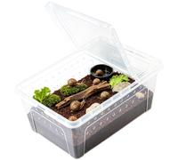 Reptile Enclosure Transparent Ventilated Large Lizard Terrarium | Gecko terrarium for bearded dragons, iguanas, jumping spiders, turtles, amphibians, reptiles, arachnids
