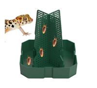 Reptile Feeder Bowl - Anti Escape Reptile Bowl, Super Worm Feeder Bowl, Reptile Feeding Bowl, Anti Escape Worm Feeder, Anti Escape Design, Abs, Reptile Water Bowl for Feeding