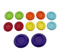 Reptile Feeding Bowl - 12 Piece Mini Feeding Bowls and Water Bowl Plates, Cockroach Accessories, Suitable for Woodlice Lizards, Bearded Dragons, Chameleons, Dwarf Invertebrates, Springtails | For Home