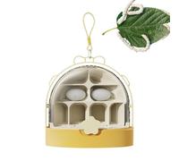 Reptile Feeding Bowl, Bright Breathable Silkworm Growth Tray, Pet Accessory for Young People Garden Camping Teens Classroom Nature Visits Girls Boys Outdoor Activities