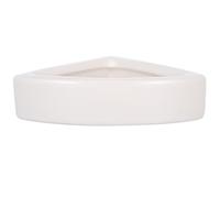Reptile Feeding Bowl Ceramic Non Slip Anti Spill White for Snake Frog | Terrarium Bowl for Food Storage, Anti Overturn Design, Lizard Feeding Basin, One Piece Ceramic Build