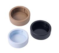 Reptile Feeding Bowl Set - Triple Worm Cup, Leak-proof, Smooth Interior, Durable Construction, Water Bowl, Gecko R A Lightweight Construction That Place Feeding Accessories | System