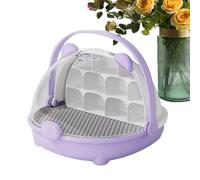Reptile Feeding Box - Portable Feeding Box Transparent Transport Container,Enclosure Pet House Observe Habitat Cage for Turtles & Spiders