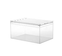 Reptile Feeding Box - Spider Breeding Tank, Snake Habitat Cage, Transparent Acrylic Housing Container with Air Holes for Gecko Housing, Delicious Animal Container for PET Display