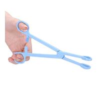 Reptile Feeding Clip, 7.48in Plastic Tongs for Feeding Lizards Frogs Tortoises Durable Pet Raising Tool for Amphibians and Invertebrates