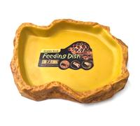 Reptile Feeding Dish Exo Terra Granite Rock Food / Water Bowl 3 Sizes