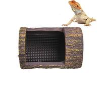Reptile Feeding Dish Tree Stump Escape Proof Plate