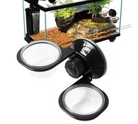 Reptile Feeding Dish Wall Mounted Removable Suction Cup Habitat Tray