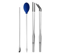 Reptile Feeding Spoon, Reptile Feeding Tongs,Rubber Tip Aquarium Spikes | Comfortable Professional Terrarium Reptile Supplies For Gecko Lizard Beard