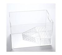Reptile Feeding Terrarium Box Tortoise Lizard Turtle Tank Turtle Tank With Balcony High Transparent Home Desk Fish Tank Plexiglass Animal Habitat Cage Feeder Bowl