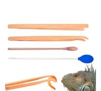 Reptile Feeding Tongs | Snake Feeding Tongs - Feeder Clamp with Rubber Tip Accessories for Bearded Dragon Terrariums Geckos Lizards And Snakes
