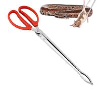 Reptile Feeding Tool - Extra Long Tweezers, Rust Resistant Grip | Anti Skid Handle, Precision Feeding Stainless Steel Tool, Heavy Duty Reptile Tong Product For Lizards, Amphibians, Snakes, Frogs