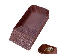 Reptile Feeding Tub, Tortoise Water Dish, Amphibian Food Dishes, Reptiles Ramp Dish, 10.63 x 5.51 x 2.56 inches, Helps Create a More Natural Environment for Feeding and Drinking