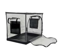 Reptile Fence, Snake Fence, Spacious Turtle Curtain, Clear Reptile Skin Circle for Bearded Snake Dragon with a Waterproof Base with Waterproof Base