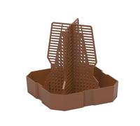 Reptile Food Bowl with Climbing Ladder, Non Slip Small Animal Feeder, 5.83x5.83x6.1 Inches Sturdy Terrarium Feeding Dish for Chameleon, Bearded Dragon, Gecko, Lizard, Tortoise