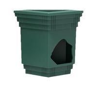 Reptile Food Dish - 200g, Simulation Basking Area, Realistic Landscape Aquarium Decor | Integrated Cave Water Station for Ball Pythons Snakes Horned Frogs Amphibians